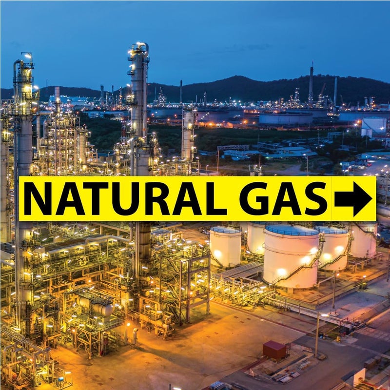 Wrapco (25 Pack) Natural Gas Pipe Labels Stickers with Arrows, Self Sticking 6mil PVC Natural Gas Pipe Markers for Pipes, Inspections, Detector, Regulator and Heaters (1" x 8") - Image 3